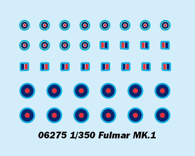 Trumpeter 06275 Fulmar MK.1 (6pcs.) 1/350 – image 4