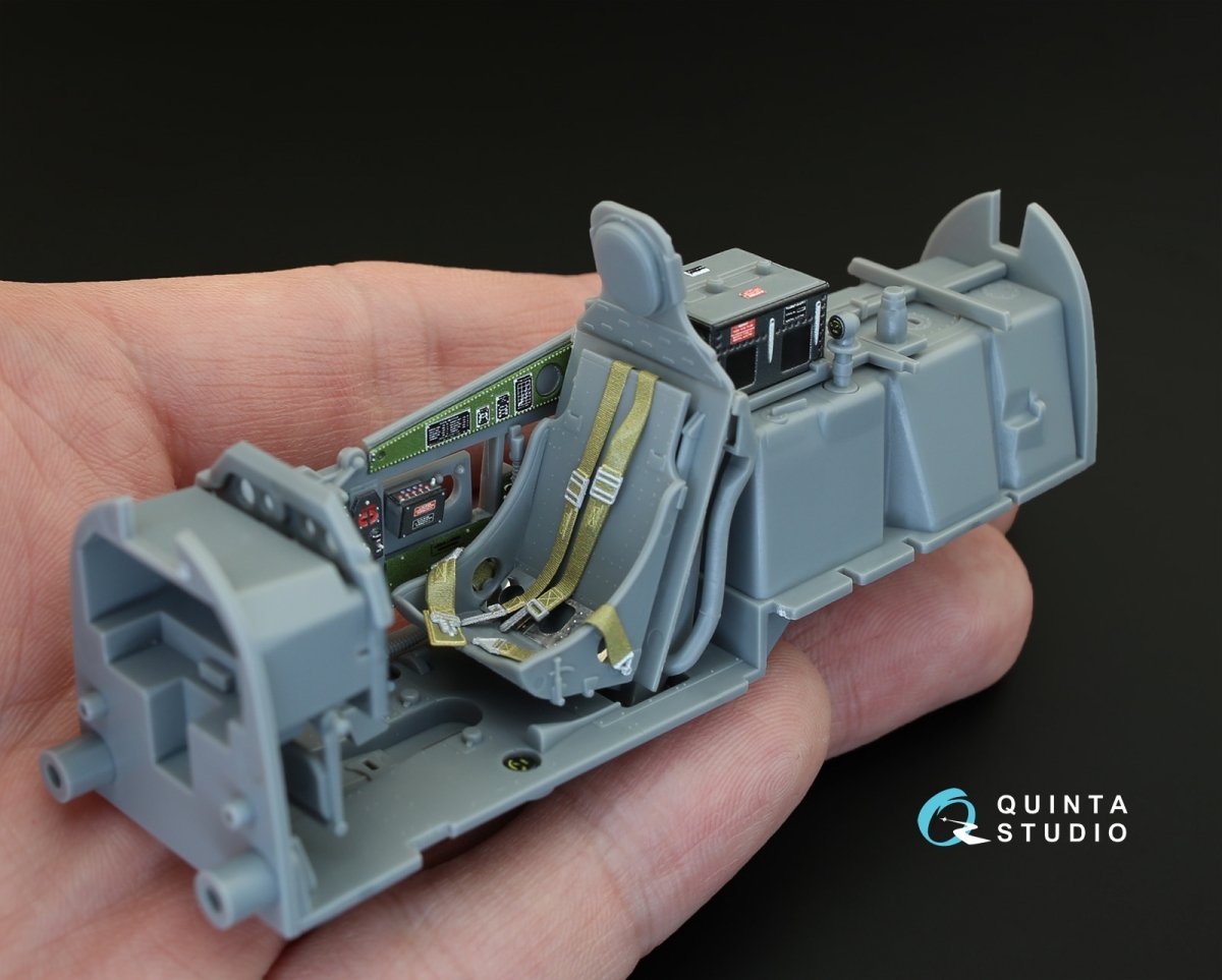 Quinta Studio QD32005 P-51D (Early) 3D-Printed &amp;amp; coloured Interior on decal paper (for Tamiya kit) 1/32 – immagine 7