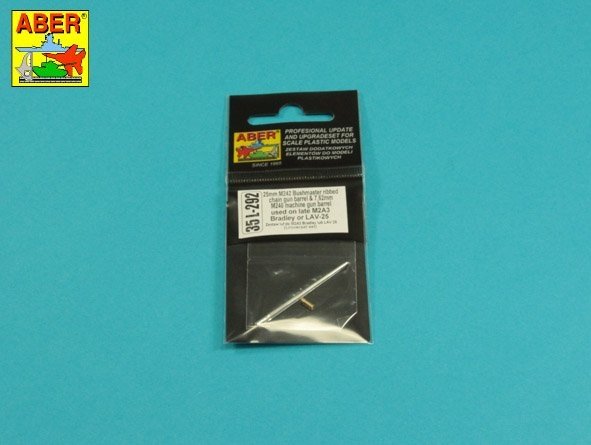 Aber 35L-292 Zestaw luf: 25mm M242 Bushmaster późny żłobiony i 7,62mm M240 do M2A3 Bradley lub LAV 25 1/35 – Bild 6