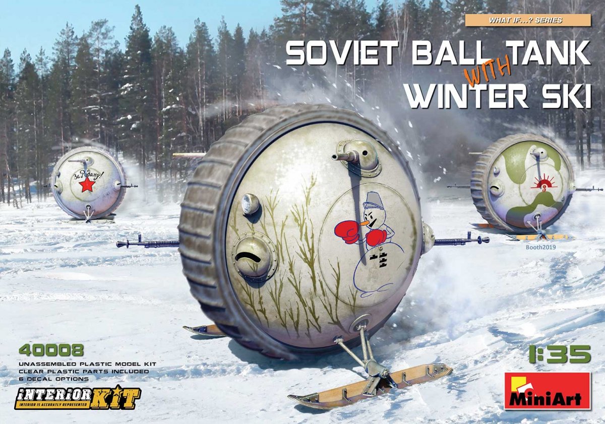 MiniArt 40008 RÉSERVOIR À BALLES SOVIÉTIQUE avec SKI D'HIVER. KIT INTÉRIEUR 1/35