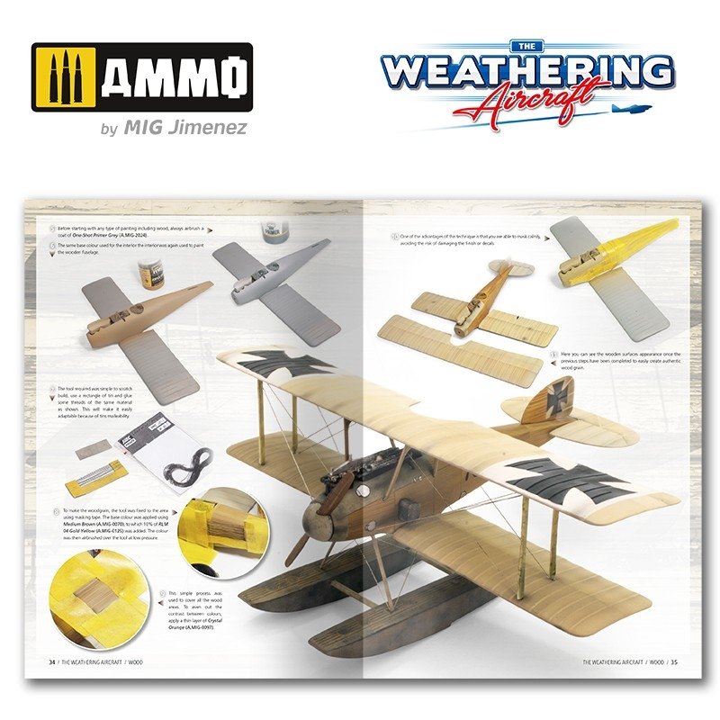 Ammo of Mig 5219 The Weathering Aircraft Issue 19. WOOD (Anglais) – image 5