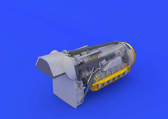 Eduard 648250 Bf 109G-6 engine &amp;amp; fuselage guns 1/48 EDUARD – zdjęcie 2