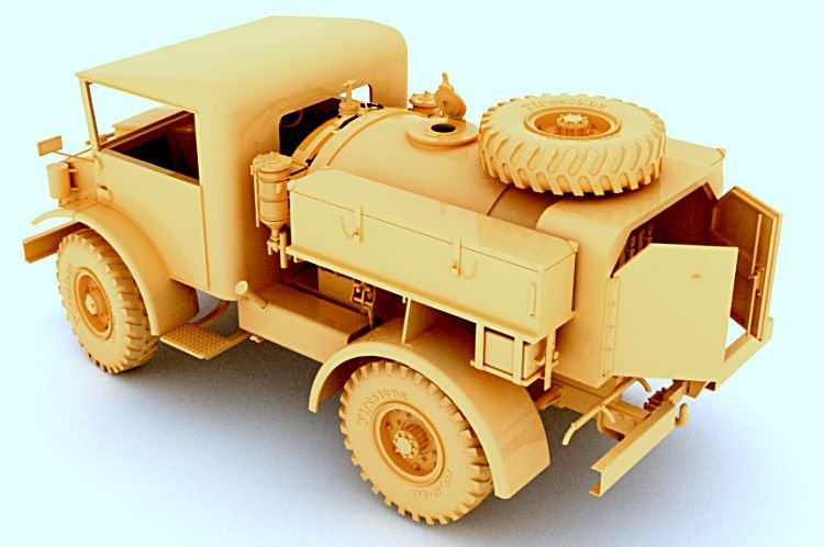 Mirror Models 35167 CMP Ford F15A Water truck, Cab 13 4x4 drive 1/35 – immagine 2