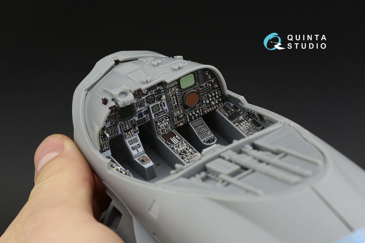 Quinta Studio QD32107 A-6E TRAM Intruder 3D-Printed &amp;amp; coloured Interior on decal paper (Trumpeter) 1/32 – immagine 5