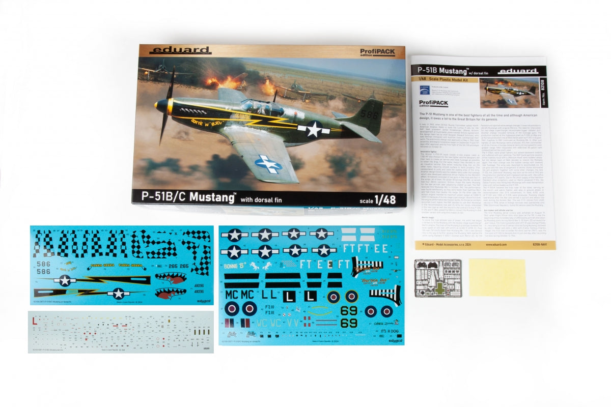 Eduard 82108 P-51B/ C Mustang w/ dorsal fin 1/48 – zdjęcie 2