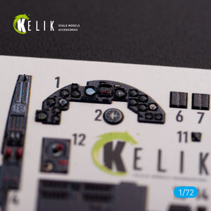 KELIK K72062 Junkers JU 88 A-4 interior 3D decals for Revell kit 1/72 – immagine 4