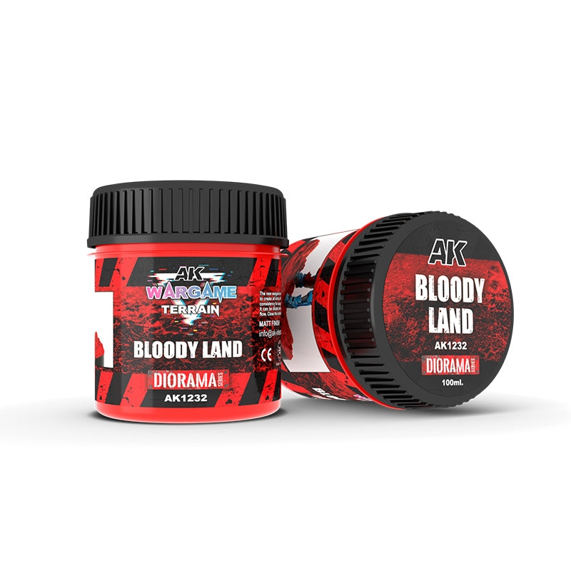 AK Interactive AK1232 BLOODY LAND – WARGAME TERRAINS 100ML
