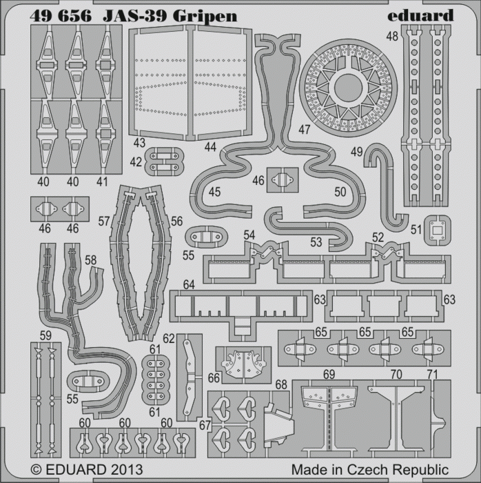 Eduard 49656 JAS-39 Gripen S. A. 1/48 KITTY HAWK