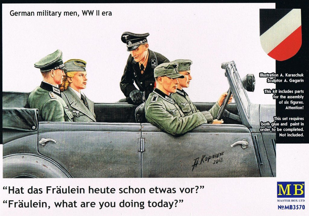 Master Box 3570 German Military Men 1939-1945 5 figures in set 1/35