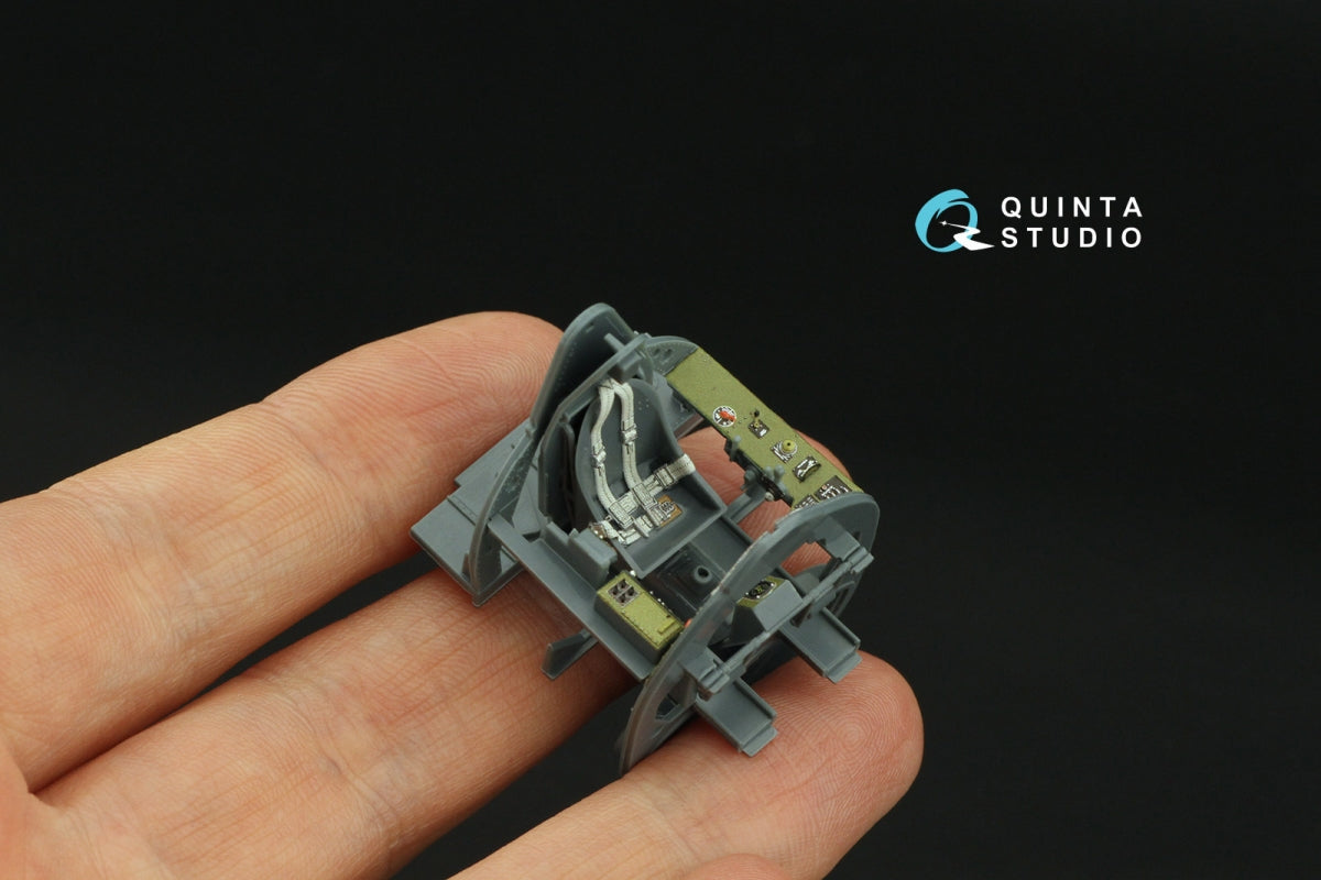 Quinta Studio QD48421 FM-2 Wildcat 3D-Printed &amp;amp; coloured Interior on decal paper (Eduard) 1/48 – immagine 6