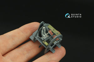 Quinta Studio QD48421 FM-2 Wildcat 3D-Printed &amp;amp; coloured Interior on decal paper (Eduard) 1/48 – immagine 6