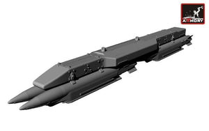 Armory Models ACA7303 GBU-39 SDB w/ BRU-61/A carriage system 1/72 – immagine 4