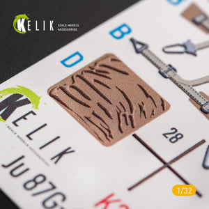 KELIK K32016 JUNKERS JU 87 D/G STUKA - INTERIOR 3D DECAL FOR TRUMPETER KIT 1/32 – immagine 7