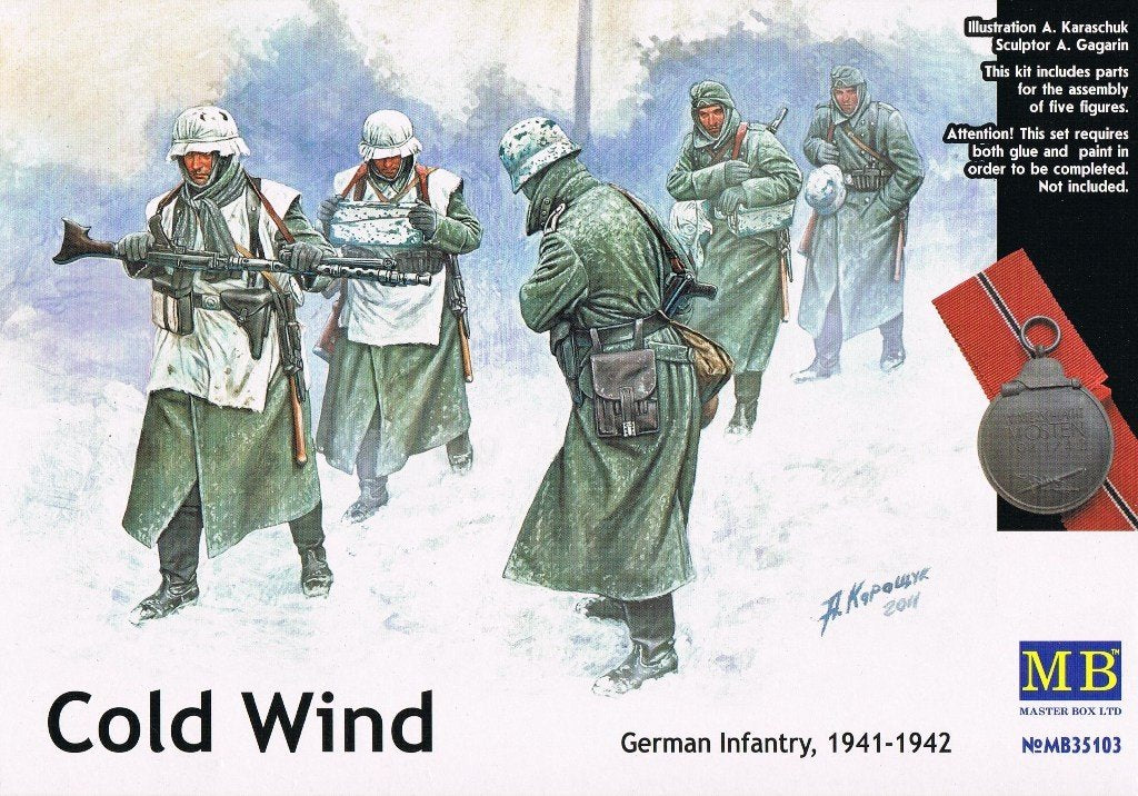 Master Box 35103 German Infantry (1941-1945) Cold Wind 1/35