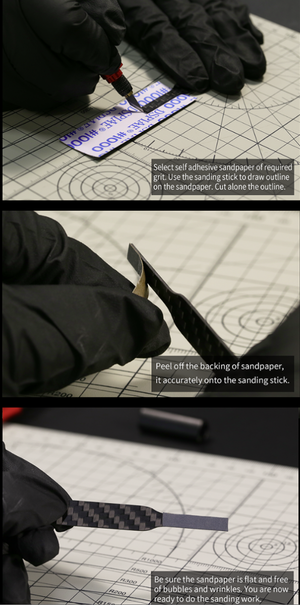 DSPIAE CFB-S03 Carbon Fiber Polishing Plate set – Bild 5