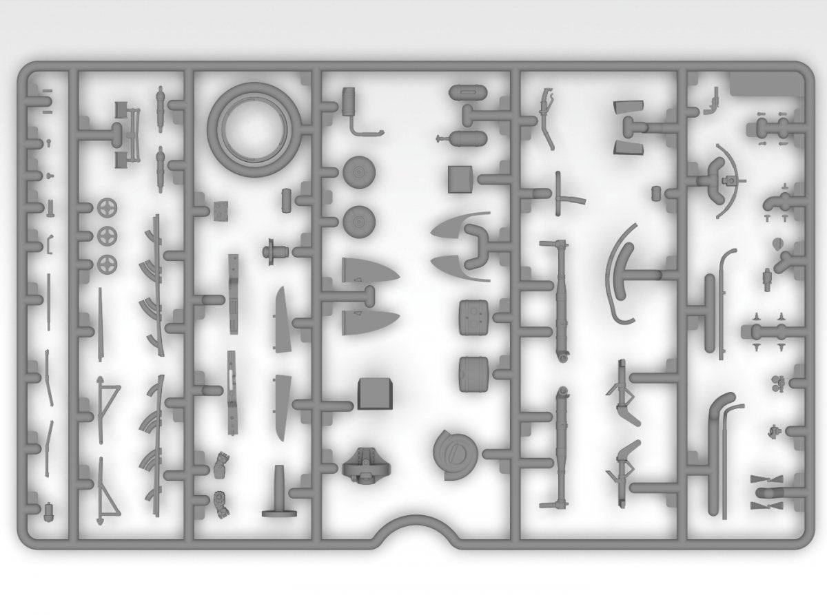 ICM 32093 Normandie-Niémen. Plane of Roland de la Poype (Yak-9T with Roland de la Poype figure) 1/32 – image 8