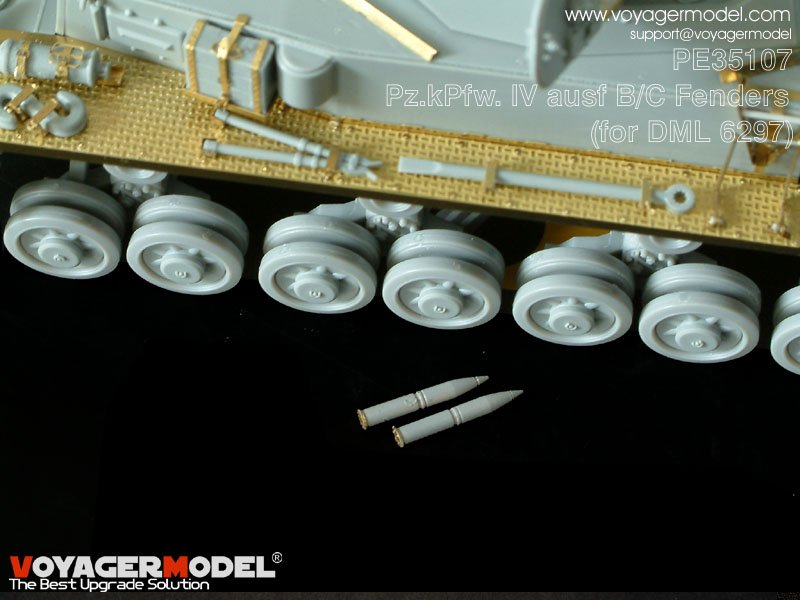 Voyager Model PE35107 Pz.kPfw. IV Ausf B/C (For DRAGON 6297) 1/35 – immagine 10