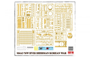Maquette Rye Field M4A3 76W HVSS Sherman Guerre de Corée 1/35 – image 4