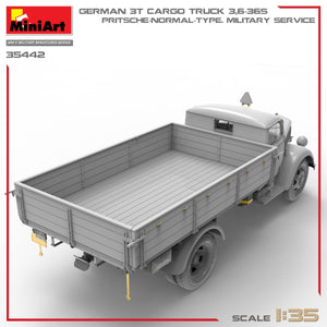 Miniart 35442 GERMAN 3T CARGO TRUCK 3,6-36S. PRITSCHE-NORMAL-TYPE. MILITARY SERVICE 1/35 – Bild 5