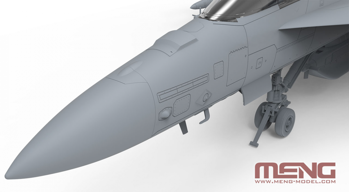 Meng LS-019 Boeing EA-18G Growler Electronic Attack Aircraft Yellow Jackets 1/48 – immagine 6