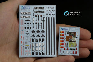 Quinta Studio QD35045 UAZ-3909 3D-Printed &amp;amp; coloured Interior on decal paper (Zvezda) 1/35 – immagine 13
