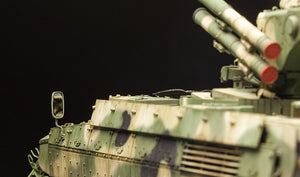Meng Model TS-010 RUSSIAN TERMINATOR FIRE SUPPORT COMBAT VEHICLE BMPT w/KMT-8 1/35 – zdjęcie 8