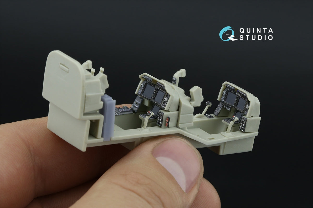 Quinta Studio QDS-48535 AH-1Z Zulu Cobra/Viper 3D-Printed &amp;amp; coloured Interior on decal paper (KittyHawk) (small version) 1/48 – immagine 6