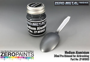 Peinture aluminium moyen Zero Paints ZP-M1003 Zero Metal Finishes 30 ml
