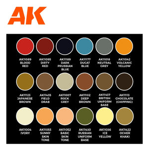 AK Interactive AK11762 SIGNATURE SET – HISTORICAL FIGURES S. XVI-XVIII BY PEPE GALLARDO PAINT SET 18x17 ml – Bild 3