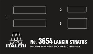 Italeri 3654 LANCIA STRATOS HF 1/24 – immagine 5