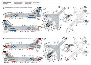 Hobby 2000 72074 F-8E Crusader Marines ( ACADEMY + CARTOGRAF + MASKI ) 1/72 – immagine 2