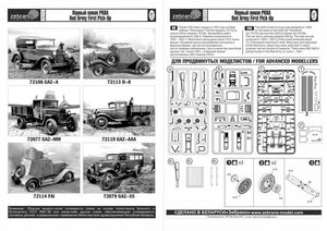 Zebrano 72117 GAZ-4 Red Army First Pick-Up 1/72 – imagen 2