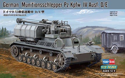 Hobby Boss 82907 German Munitionsschlepper Pz.Kpfw. IV Ausf. D/E 1/72