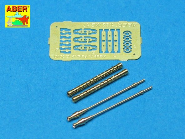 Aber A32002 Set of 2 barrels for German 7,92 mm MG 17 aircraft machine guns 1/32