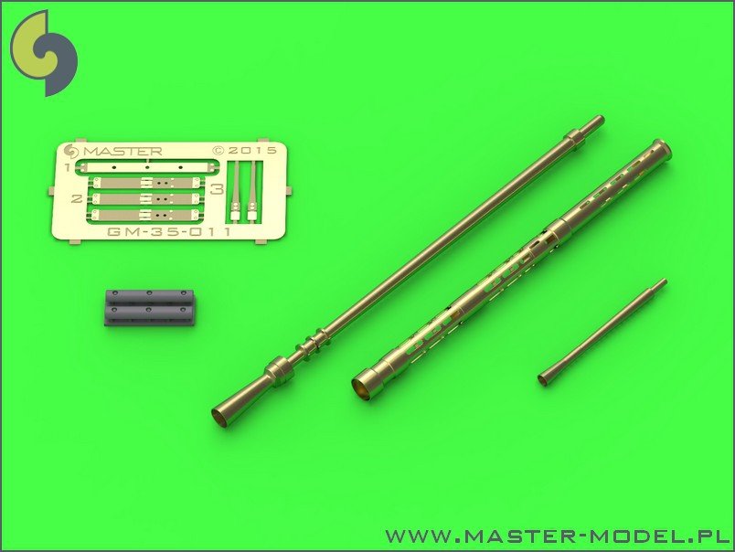 Master GM-35-011 KPVT (tankoviy) - Russian 14,5mm heavy machine gun - version for armoured vehicles (BTR-60PB/70/80, BRDM-2 and other) (1pc) 1/35