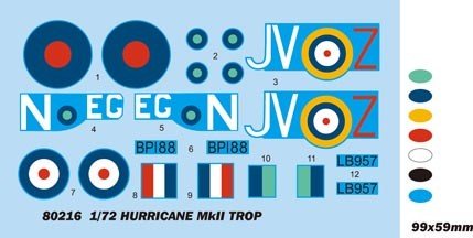 Hobby Boss 80216 &amp;quot;Hurricane&amp;quot; MK II TORP 1/72 – immagine 2