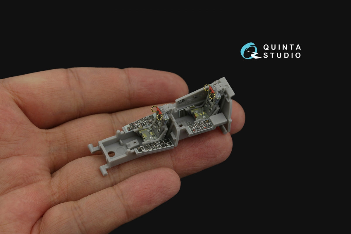 Quinta Studio QD72080 F-4J Late 3D-Printed &amp;amp; coloured Interior on decal paper (Fine Molds) 1/72 – immagine 11