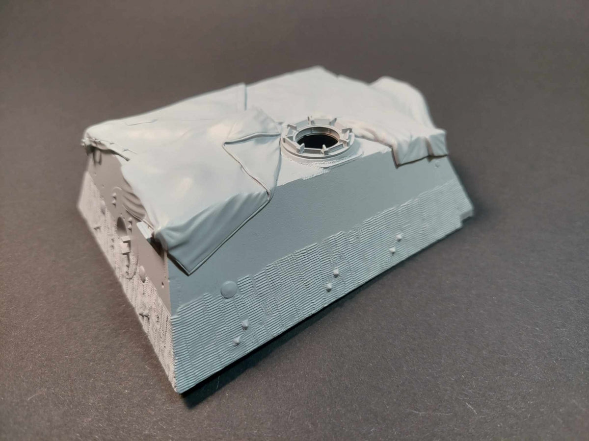 Panzer Art RE35-752 Elefant”upper hull with canvas cover 1/35 – Bild 5
