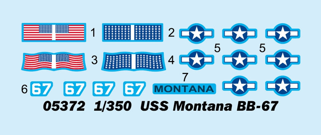 Trumpeter 05372 USS Montana BB-67 1/350 – immagine 3