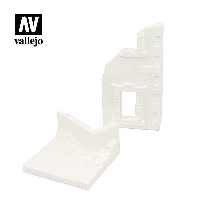 Vallejo SC009 Ruined Street Corner 1/35 – imagen 2