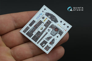 Quinta Studio QDS-32181 F-104S-ASA 3D-Printed coloured Interior on decal paper (Italeri) (small version) 1/32 – immagine 6