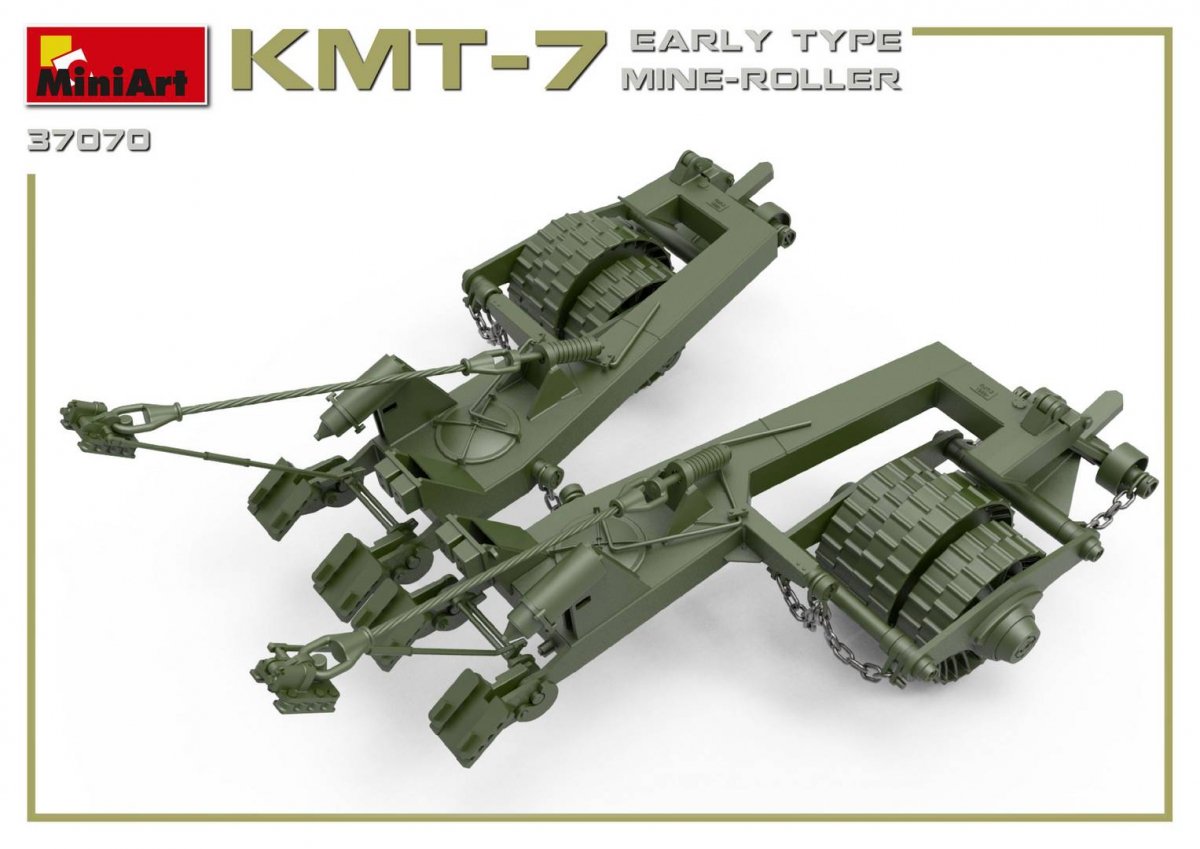 MiniArt 37070 KMT-7 EARLY TYPE MINE-ROLLER 1/35 – immagine 3