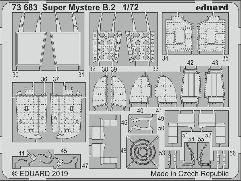 Eduard 73683 Super Mystère B.2 1/72 SPECIAL HOBBY