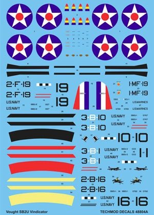 Techmod 48804 - Vought SB2U Vindicator 1/48