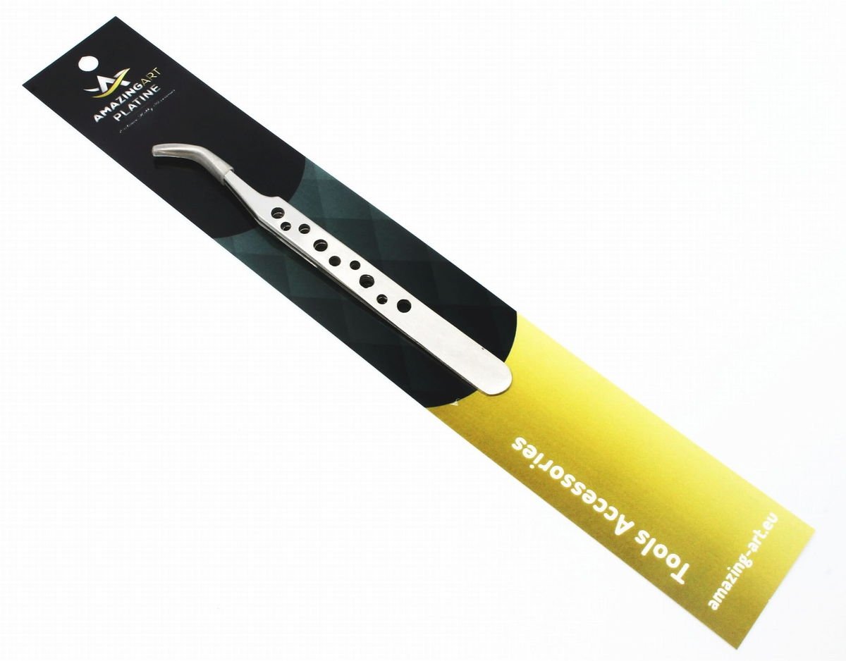 Amazing Art 19793 Precision Tweezers with Holes 12.5cm