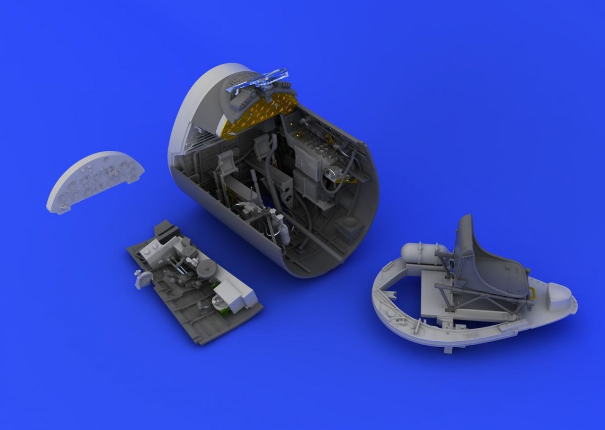 Eduard 632053 F4U-1A cockpit 1/32 Tamiya – immagine 5