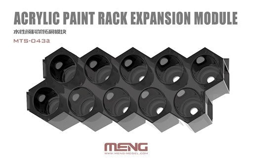 Meng Model MTS-043a Modular Acrylic Paint Rack Expansion