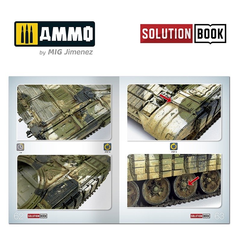 Ammo of Mig 6518 SOLUTION BOOK HOW TO PAINT MODERN RUSSIAN TANKS (Multilingual) – immagine 5