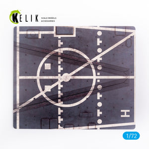 KELIK KS72022 ARLEYGH BURKE-CLASS BASE - ACRYLIC 3 MM (180 X 214 MM) 1/72 – zdjęcie 2