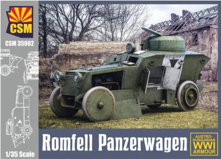 Copper State Models 35002 Romfell Panzerwagen Austro-Hungarian WWI Armor 1/35